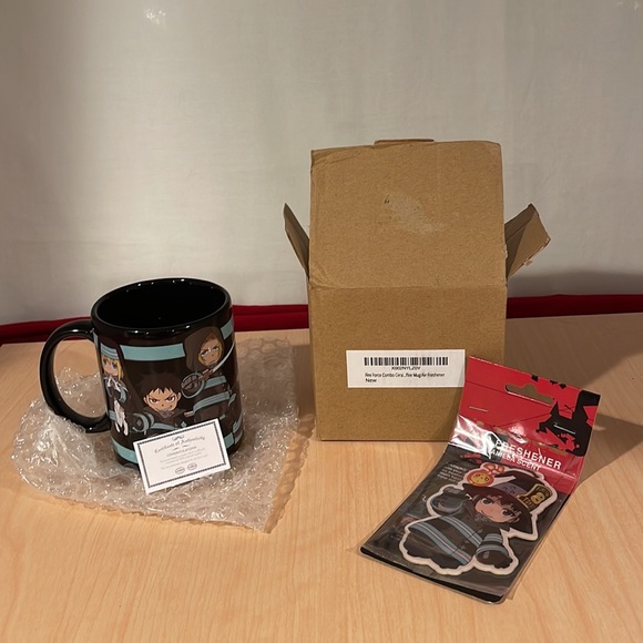 Fire Force Ceramic Coffee Mug/Vanilla Air Fresher. - Picture 3 of 8